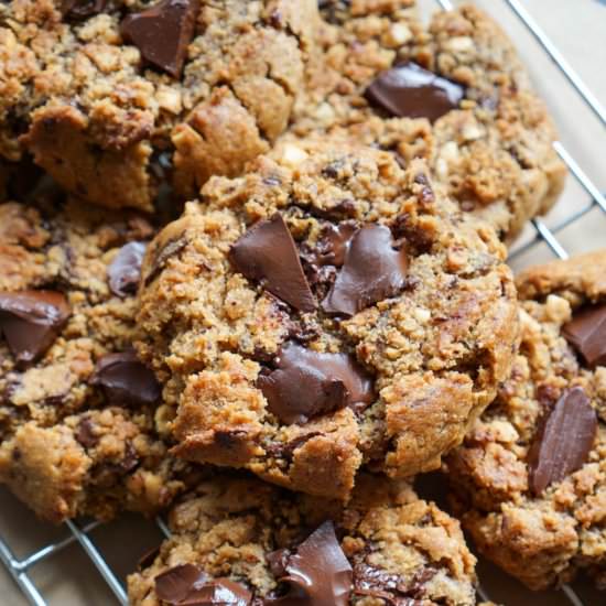 One Bowl Chocolate Peanut Cookies