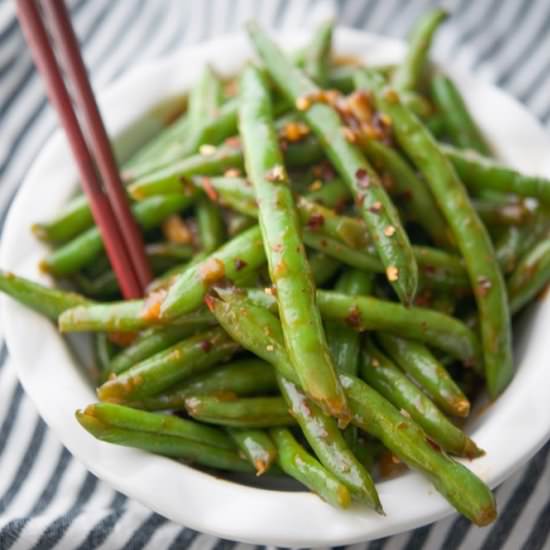 Chili Garlic Green Beans