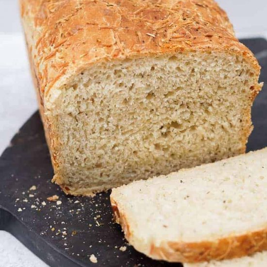 Easy Parmesan Herb Artisan Bread