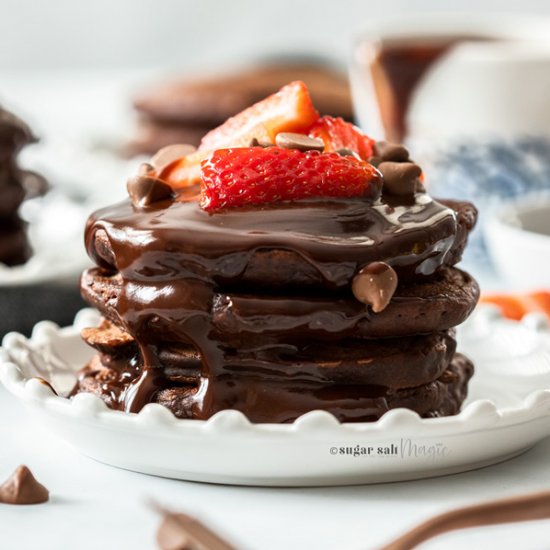 Double Chocolate Pancakes