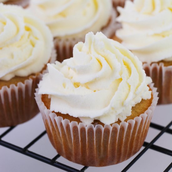 White Chocolate Cupcakes