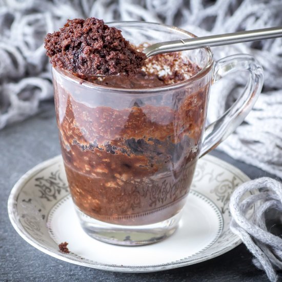 Eggless Chocolate Mug Cake