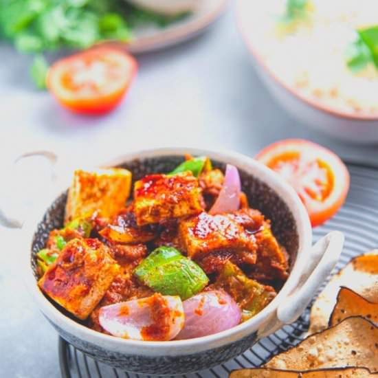 Gluten Free Kadhai Tofu