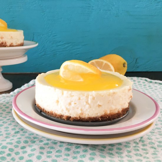 double lemon cheesecake for two