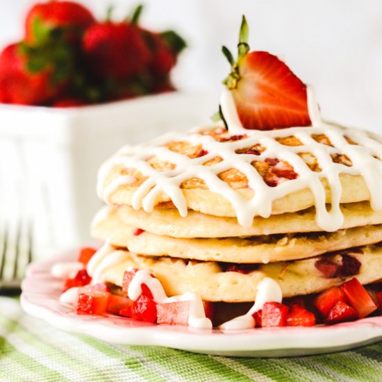 Strawberry Buttermilk Pancakes