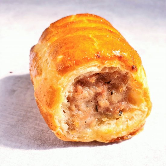 Puff Pastry Sausage Rolls