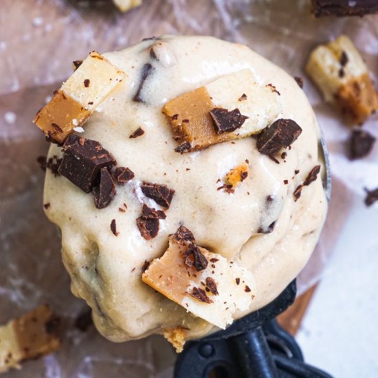 Dairy Free Twix Ice Cream