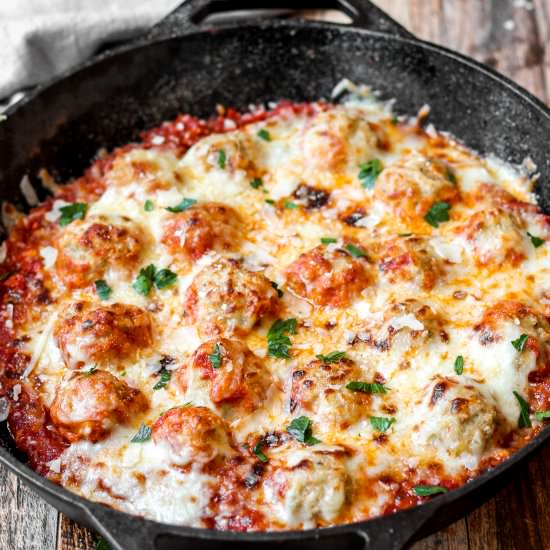 Chicken Parm Meatballs