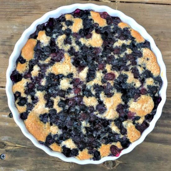 Easy Blueberry Cobbler