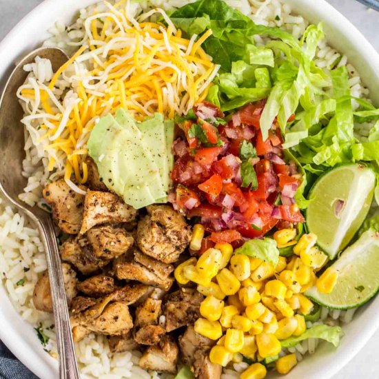 Chipotle Chicken Burrito Bowl