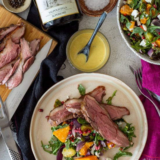 Grilled Lamb & Roasted Veg Salad