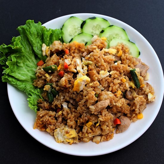 Pork & Veggie Fried Rice