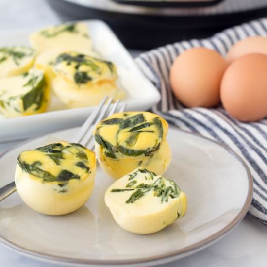 Spinach Gruyere Egg Bites