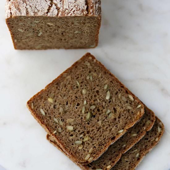 Sourdough Danish Rye Bread(Rugbrød)