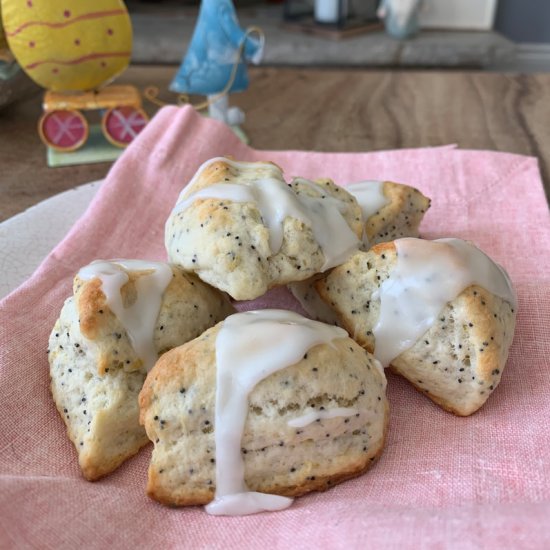 Lemon Poppy Seed Scones