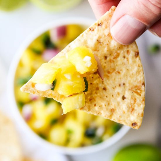 Pineapple Poblano Pepper Salsa