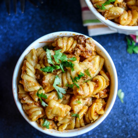 Indian Style Pasta