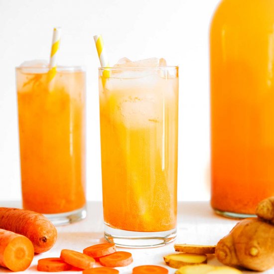 Ginger Carrot Kombucha