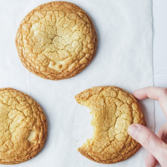 Tea & White chocolate cookie