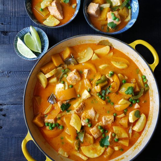 Pumpkin & Salmon Red Thai Curry