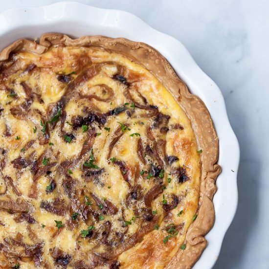 French Onion Quiche