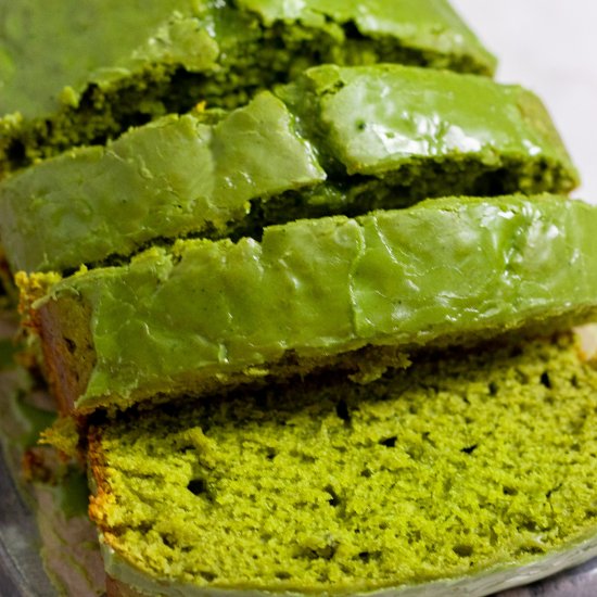 Vegan Matcha Pound Cake