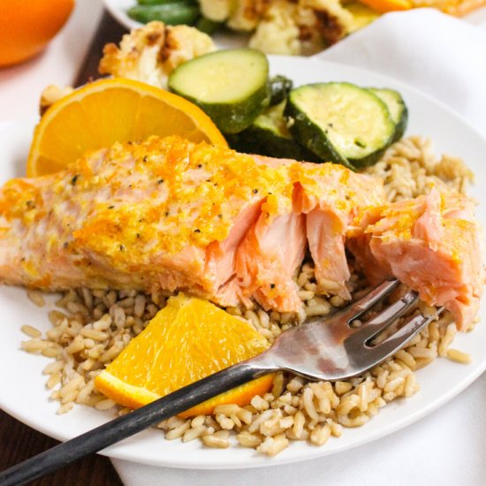 Orange Ginger Salmon