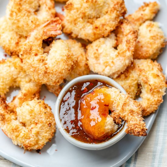 CRISPY BAKED COCONUT SHRIMP