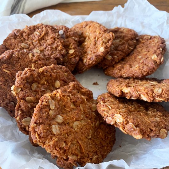 ANZAC Biscuits – Vegan & Gluten Free