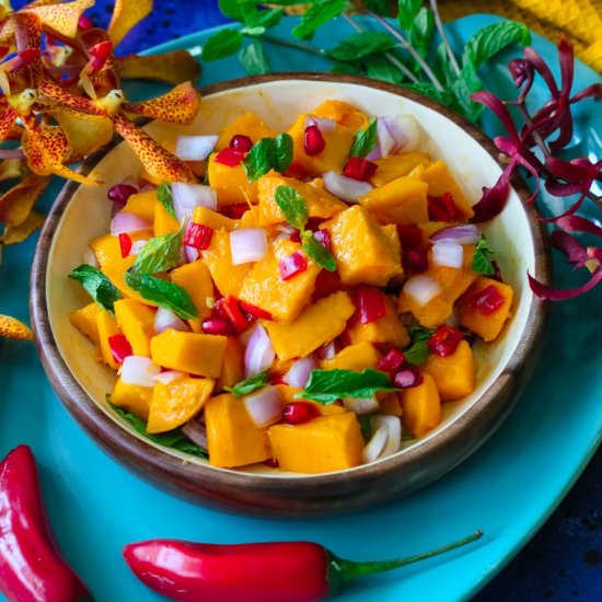 Mango Onion Red Pepper Salad