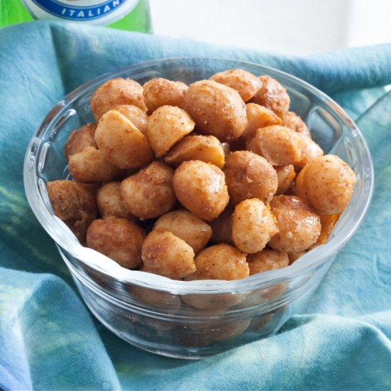 Sweet and Spicy Macadamia Nuts