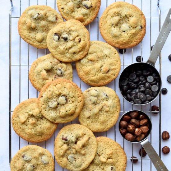 Hazelnut Chocolate Chip Cookies