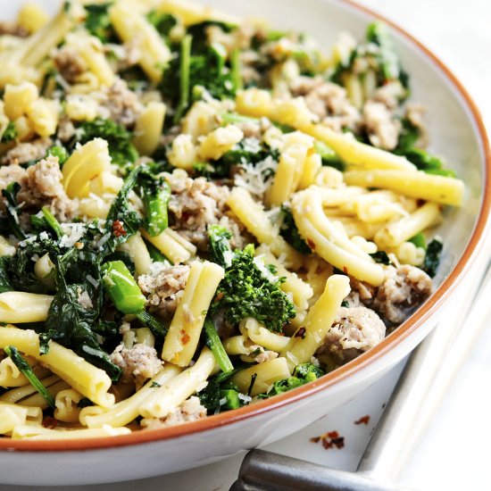 Broccoli Rabe and Sausage Pasta