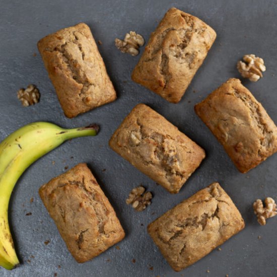 Honey Walnut Banana Bread