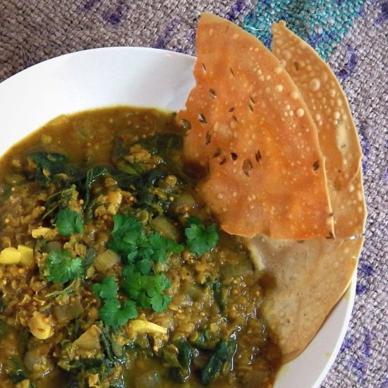 Indian Spiced Stinging Nettle Soup