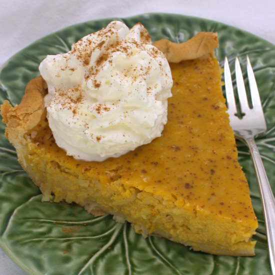 Coconut Pumpkin  Pie