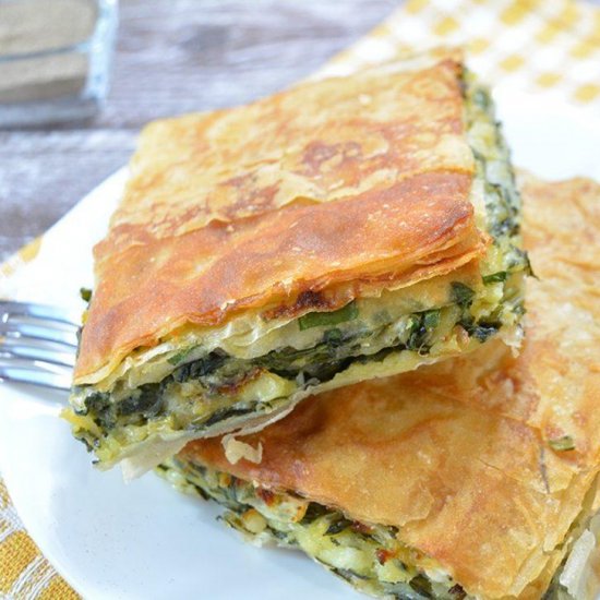 Pastry with Spinach