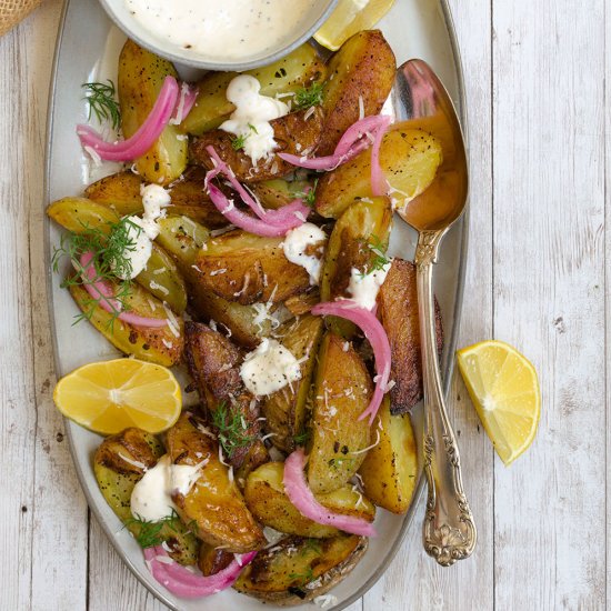 Roasted potato salad