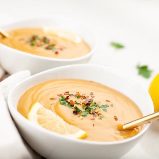 Vegan Turkish Red Lentil Soup