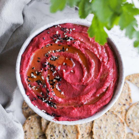 Beet and White Bean Dip