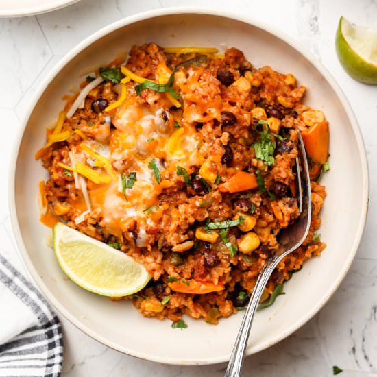 vegan instant pot burrito bowls