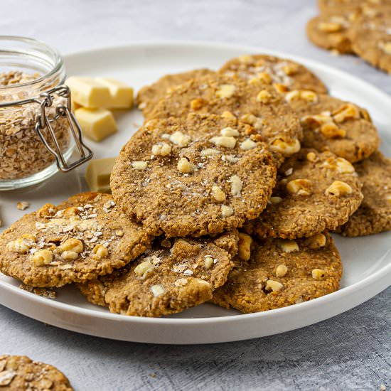 Vegan White Chocolate Chip Cookies