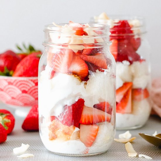 Strawberry Shortcake Trifles