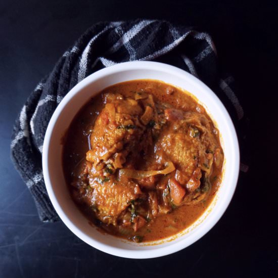 Spicy Tomato Chicken Stew