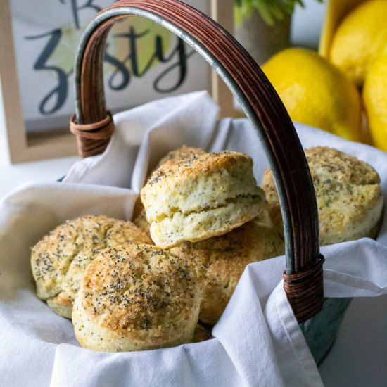 Lemon Poppyseed Biscuits