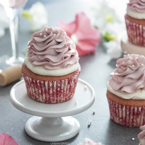 White Zinfandel Cupcakes