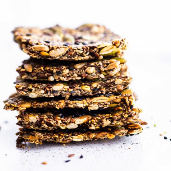 Multiseed Homemade Healthy Crackers