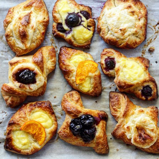 Sourdough Danishes