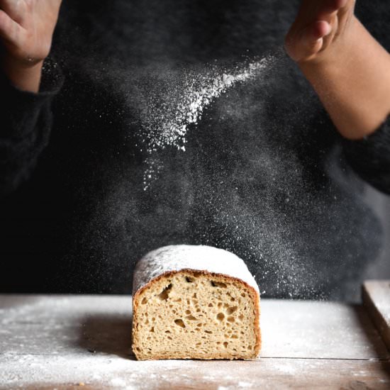 Gluten free ‘white bread’ sourdough