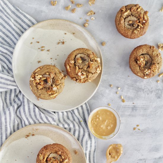 Flourless Peanut Butter Muffins